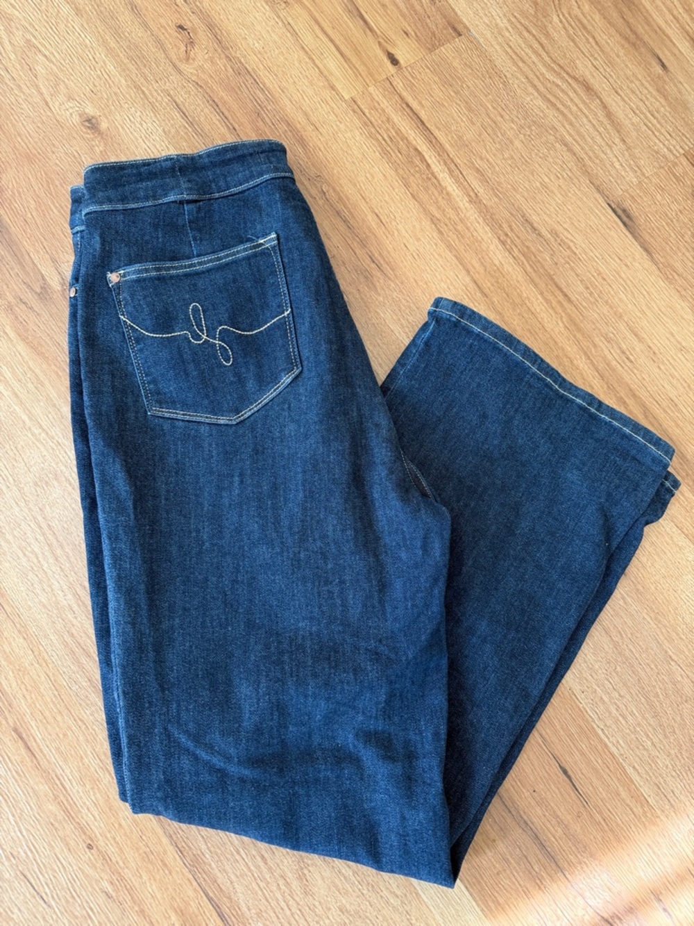Judy Blue  wide leg dark wash jeans, size 15
